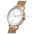 Stainless steel mesh strap japan movt quartz watches quartz for man and woman
